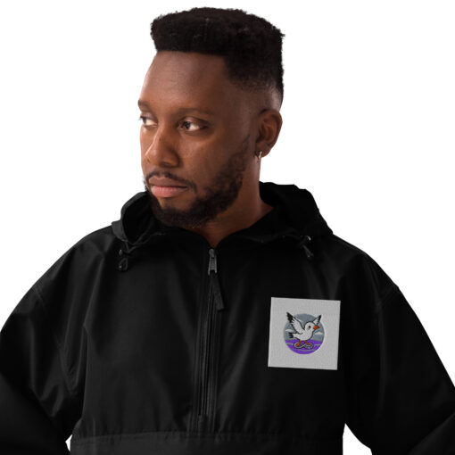 Embroidered Champion Packable Jacket-OFFICIAL - Image 2
