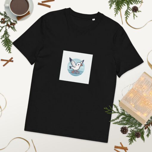 Unisex organic ribbed neck t-shirt-OFFICIAL - Image 4