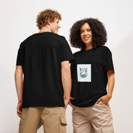 Unisex organic ribbed neck t-shirt-OFFICIAL