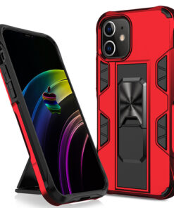 Military Grade Armor Protection Stand Magnetic Feature Case for iPhone