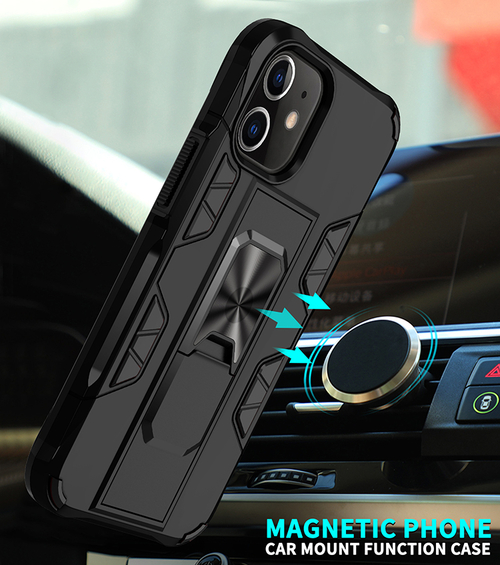 Military Grade Armor Protection Stand Magnetic Feature Case for iPhone - Image 5