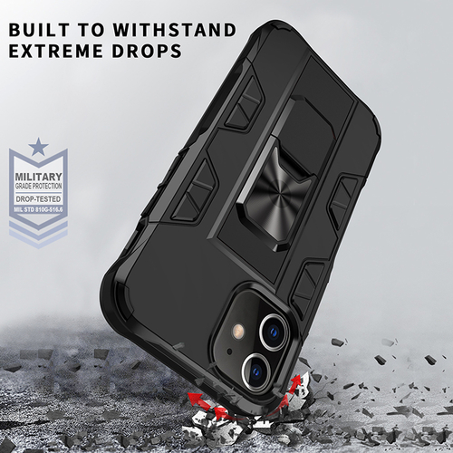 Military Grade Armor Protection Stand Magnetic Feature Case for iPhone - Image 6