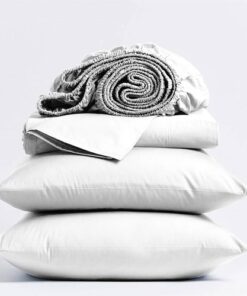 Queen size White 100-Percent Certified Organic Cotton Sheet Set