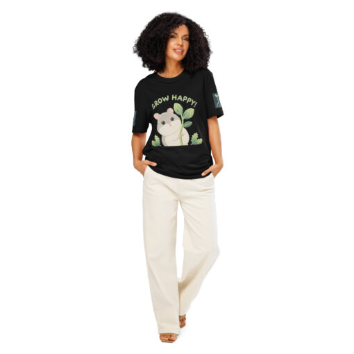 Unisex organic ribbed neck t-shirt-OFFICIAL - Image 2