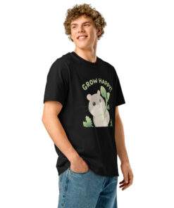 Unisex organic ribbed neck t-shirt-OFFICIAL