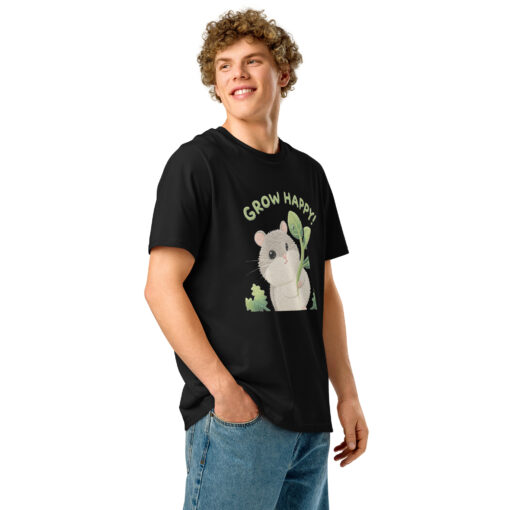 Unisex organic ribbed neck t-shirt-OFFICIAL