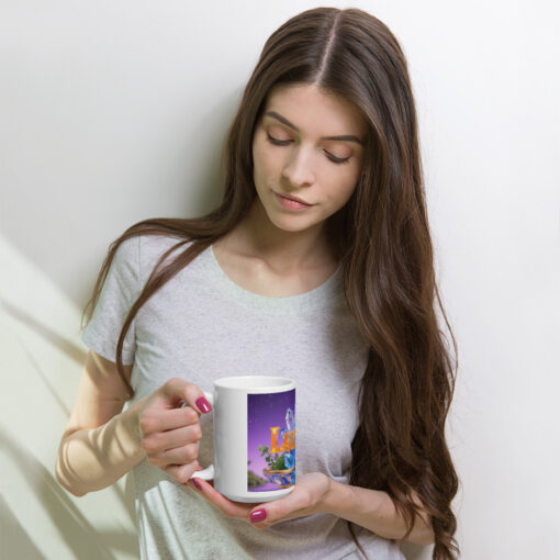 White glossy mug‑OFFICIAL - Image 3