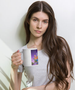 White glossy mug‑OFFICIAL